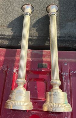 Antique candle holders