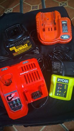 Powertool Charger! MEGA CHARGER BUNDLE - Milwaukee, Ryobi 40V, DeWalt, Black&Decker