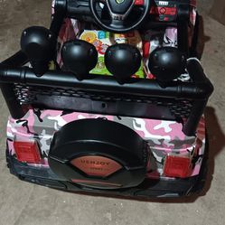 Pink Toddler Girl Car With Remote 