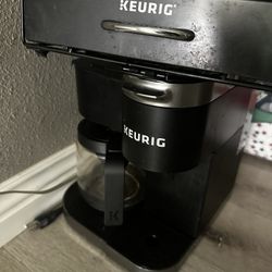 Keurig Dual coffee maker & Keurig Organizer 