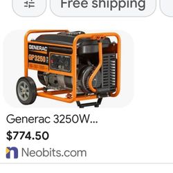 New Generac GP3250  Portable Generator