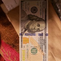 Billete De $100 Con Estrella