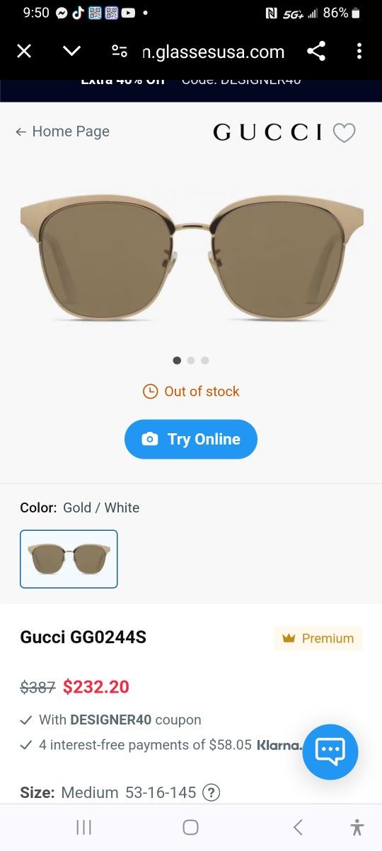 Gucci Sunglasses