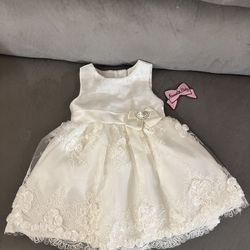 Nannette Baby Girl White dress