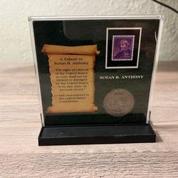 Susan B. Anthony Coin And Stamp Tribute