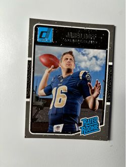 Jared Goff rated rookie card