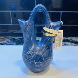 Vintage Ceramic Wedding Vase With Double Neck 