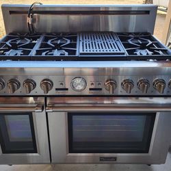 Thermador 48” Stainless Steel Gas Range Stove 
