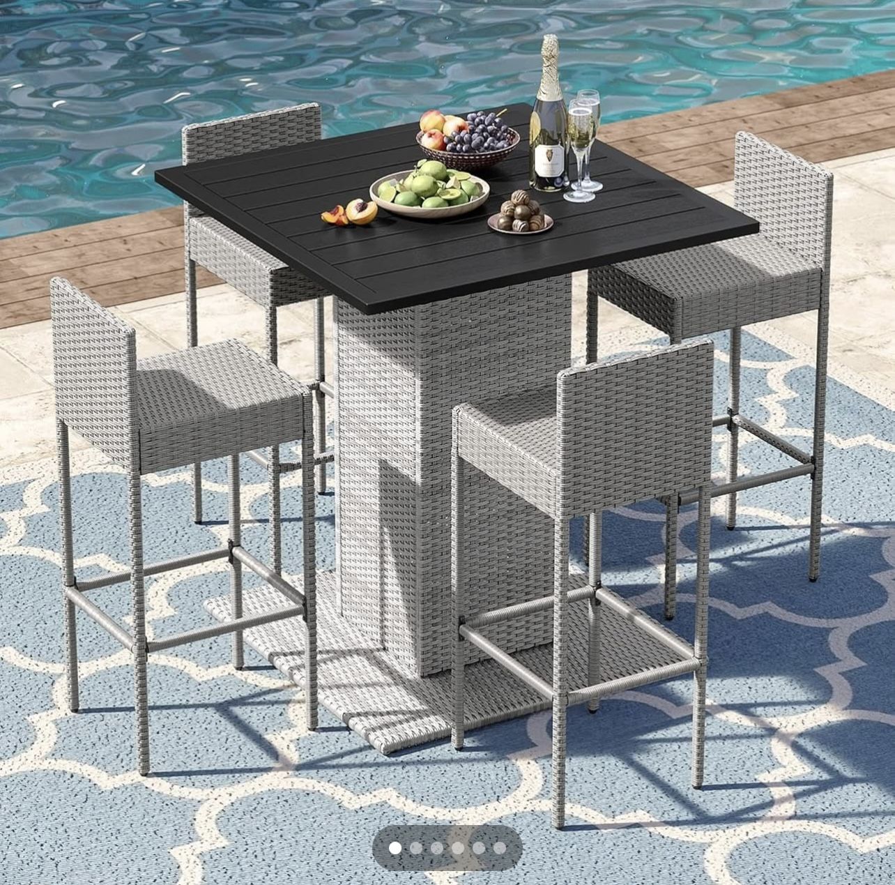 OUTDOOR 5 PIECE PATIO SET BRAND NEW JUST BUILT!!!