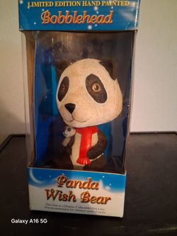 2001 Limited Edition Panda Wish Bear Bobblehead
