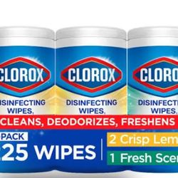 3 pack of Clorox wipes
