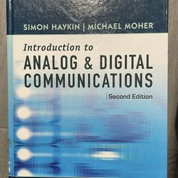 Intro To Analog & Digital Comms 