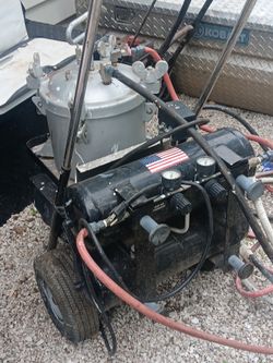 Pressure pot sprayer