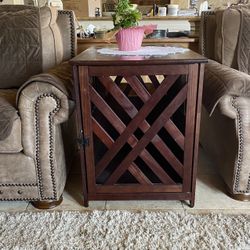 Wooden Crate End Table