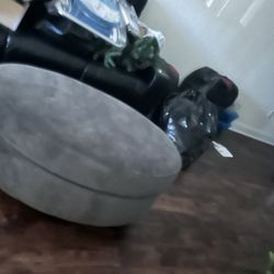 Grey Ottoman