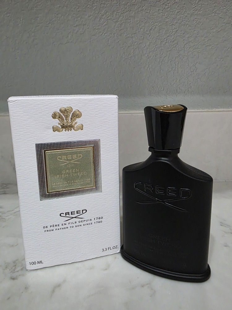 Authentic Brand New Creed Green Irish Tweed 3.3 FL OZ