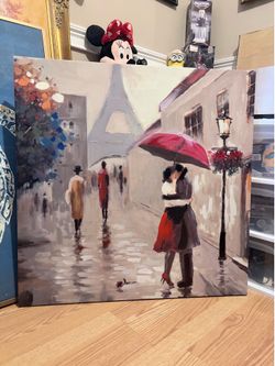 Woman & man wall art