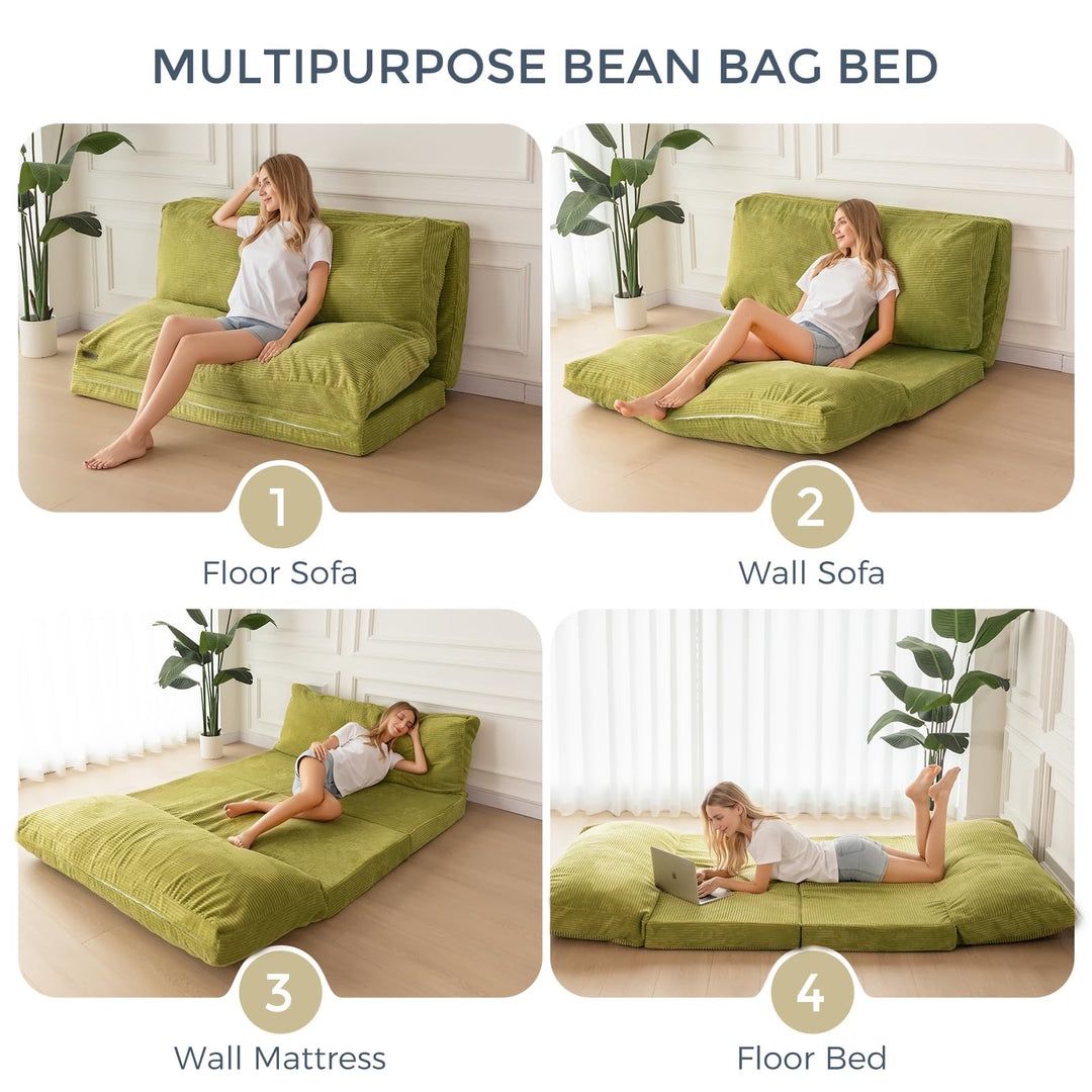 Green Futon, Size Full/queen