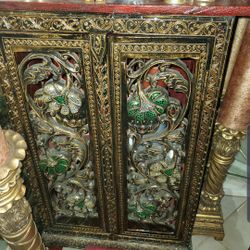Prayer Cabinet /Ornate Thai Cabinet 