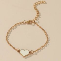 ONE LEFT Gorgeous NEW Heart Charm Women’s Fashion  Bracelet