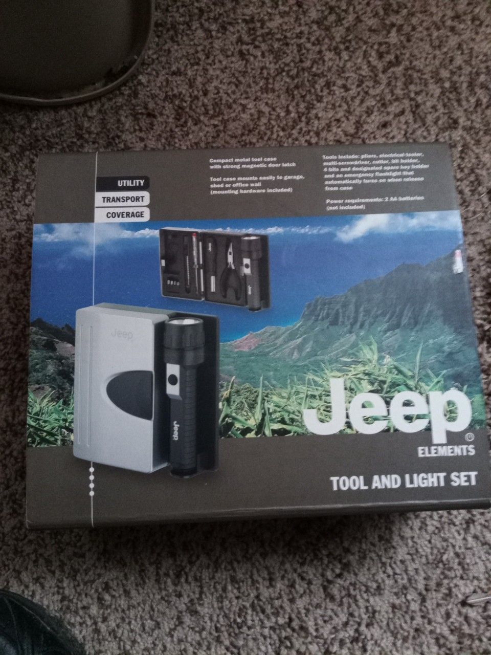 Jeep element tool and light set brand new