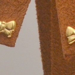 18K Yellow Gold Small Stud Butterfly Earrings