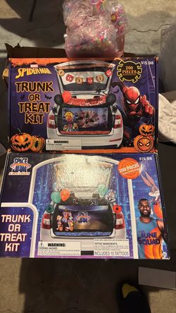 Spider-Man & Space Jam Trunk or Treat Kits