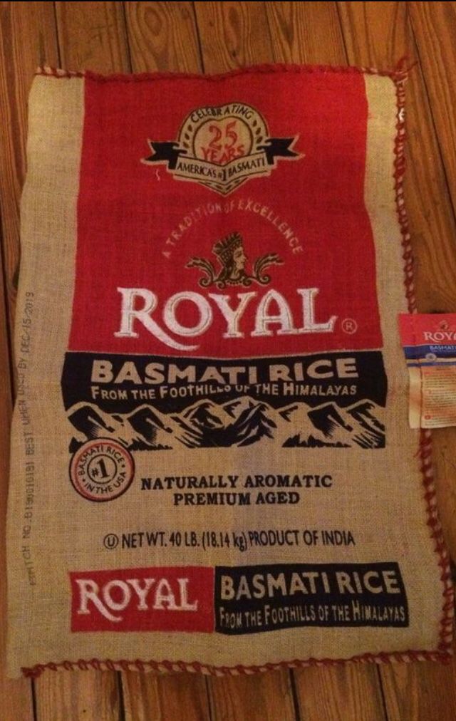 Burlap heavy duty rice bag
