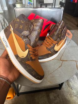 Off-Louis LV Air Jordan 1 12M $110