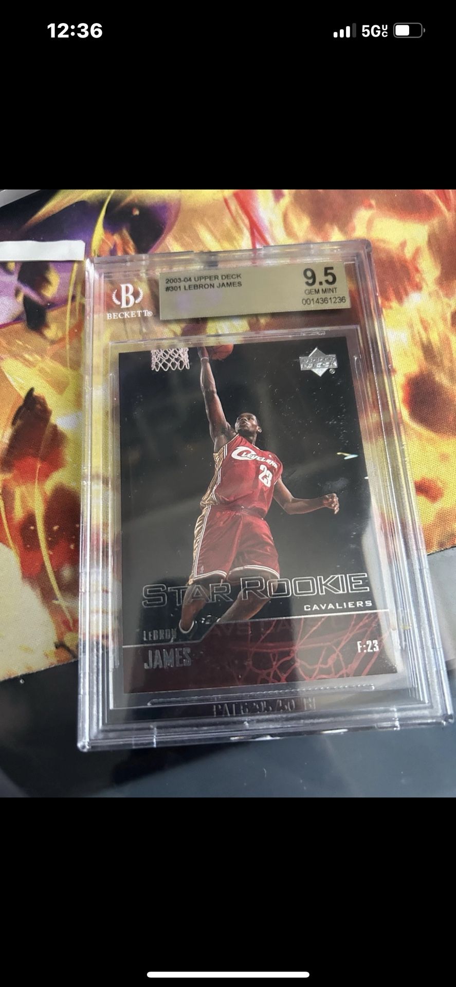 LeBron James Rookie Card Graded 9.5 Rare