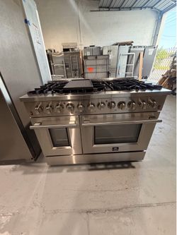 Forno Gas Range 48”Inch Dual Fuel Stainless Steel