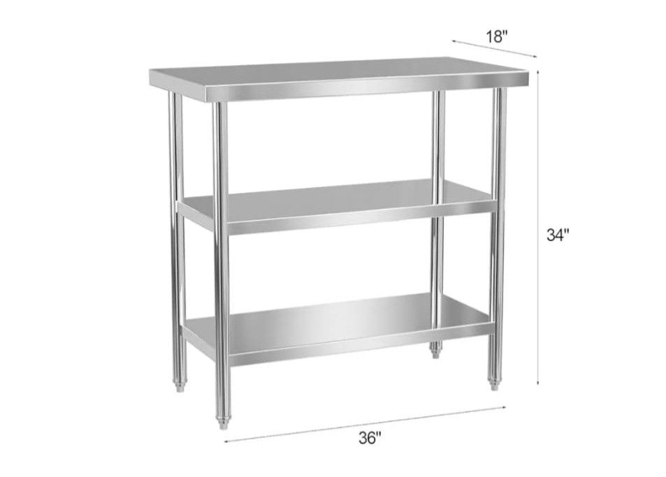 Stainless Steel Kitchen Appliance Table