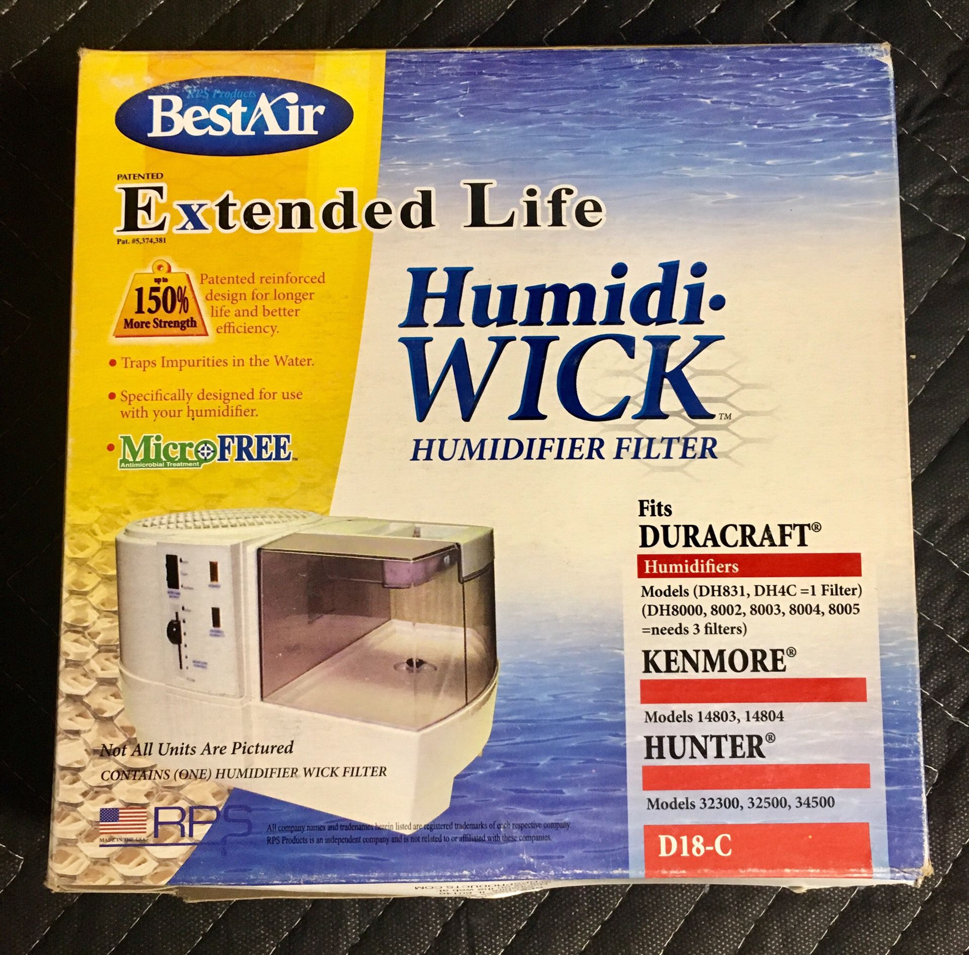 New Humidifier Replacement Filter
