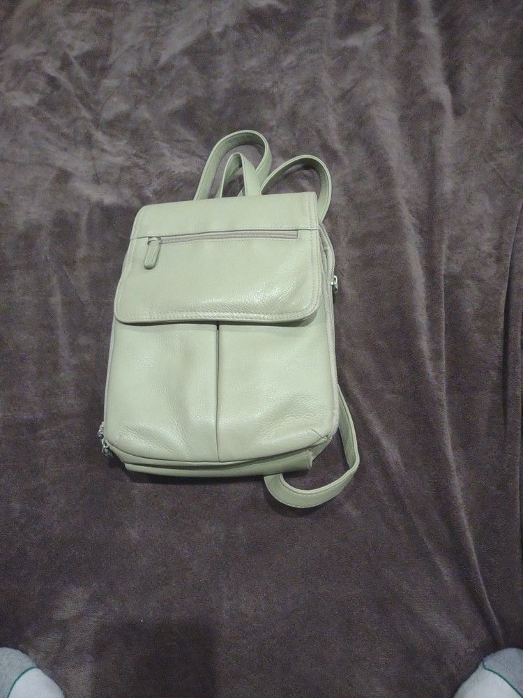 Vintage Hillard And Hanson Leather Backpack