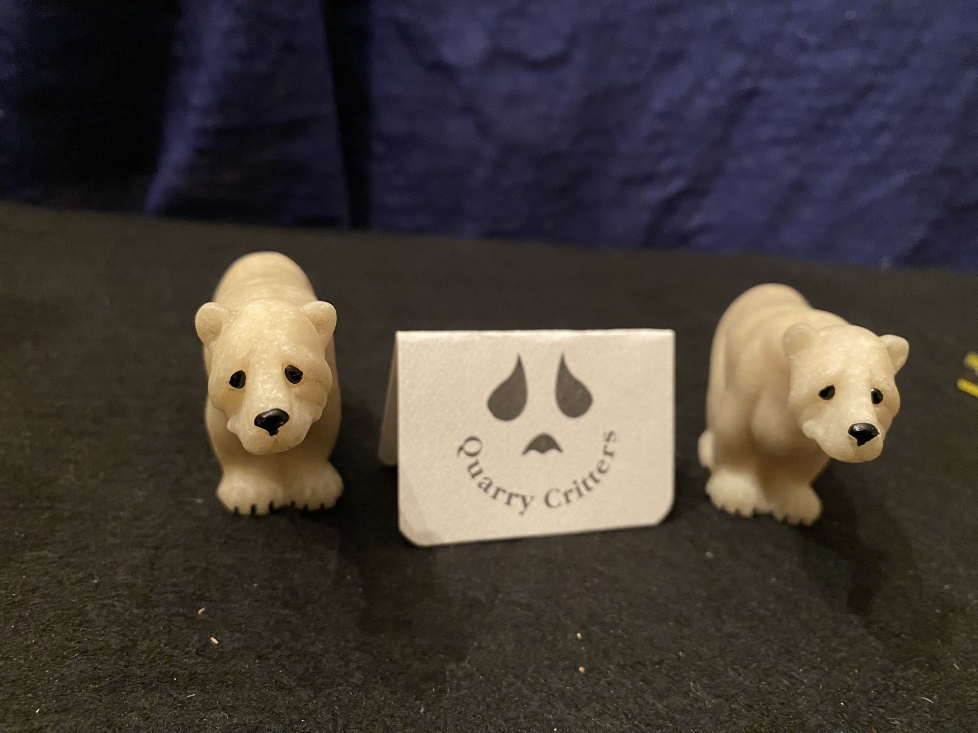 Quarry Critters Pair of Phil Polar Bear Second Nature Design