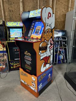 Very Rare Arcade 1Up BurgerTime, Karate Champ, Caveman Ninja, & Bad Dudes - Delivery Available!