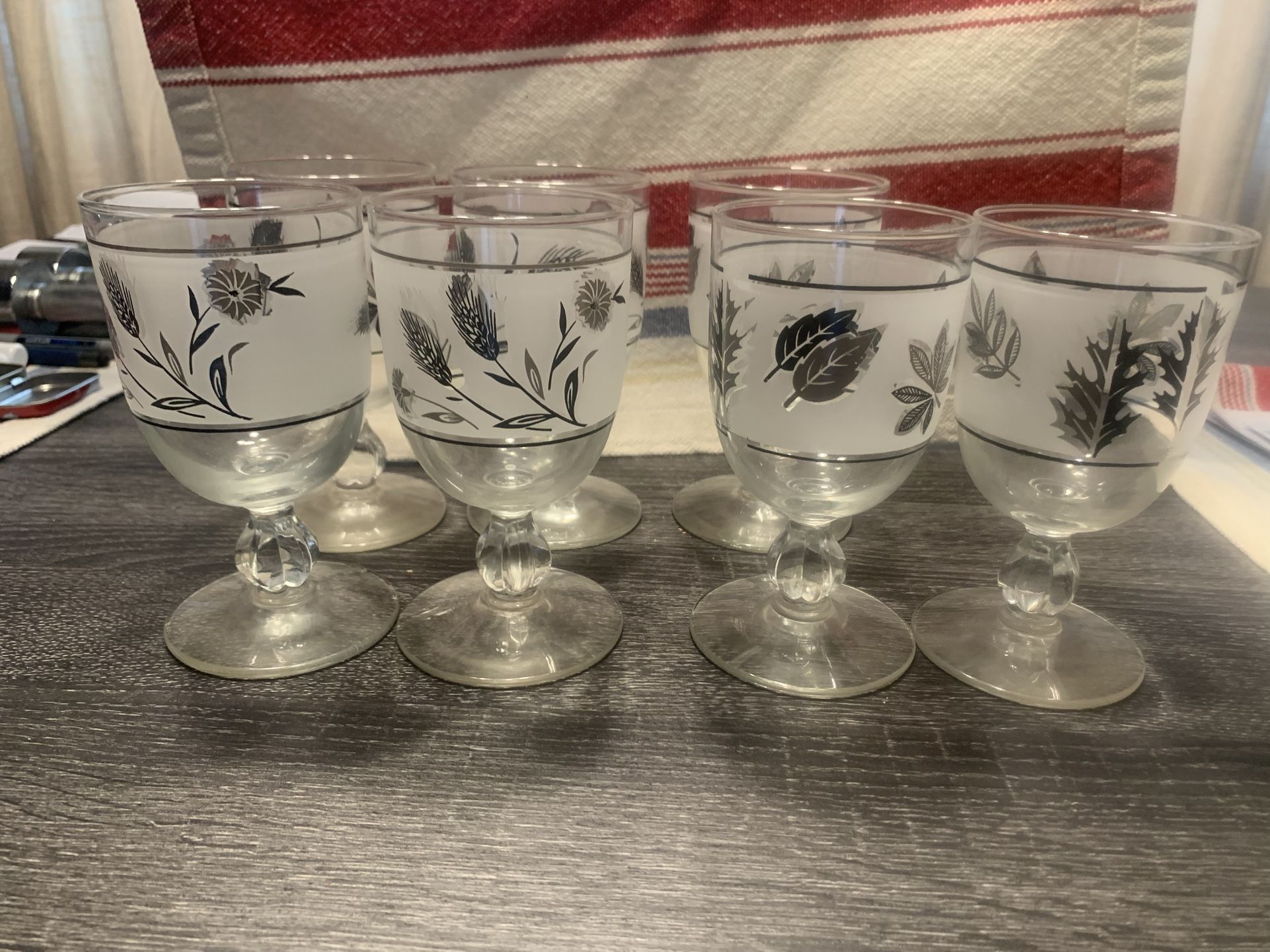 Vintage Wine Goblets $70 Total