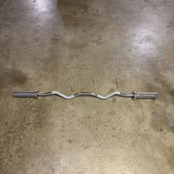 Olympic Curl Barbell 48” – 350 lb Capacity