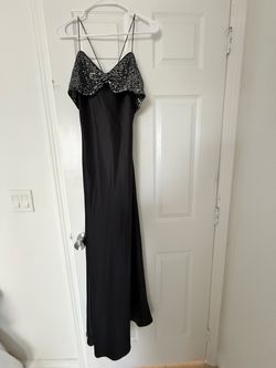 Long satin dress size L eur 42