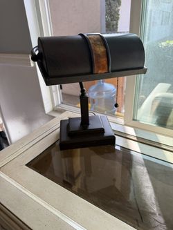 Office Table Lamp Brown- $10
