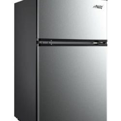 Arctic King 3.2 Cu ft Two Door Mini Fridge with Freezer