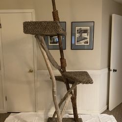 CUSTOM DRIFT WOOD CAT POST!!!