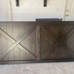 Heavy Wood King Size Headboard