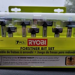 Ryobi Forstner Bit Set ( 7-Piece) Sealed 
