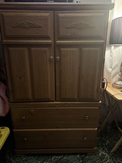 Wood Armoire