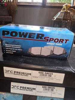 Brake pads and rotors