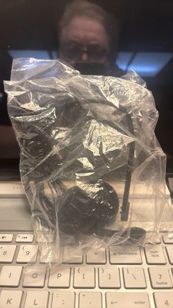 Black Headset in Plastic Bag
