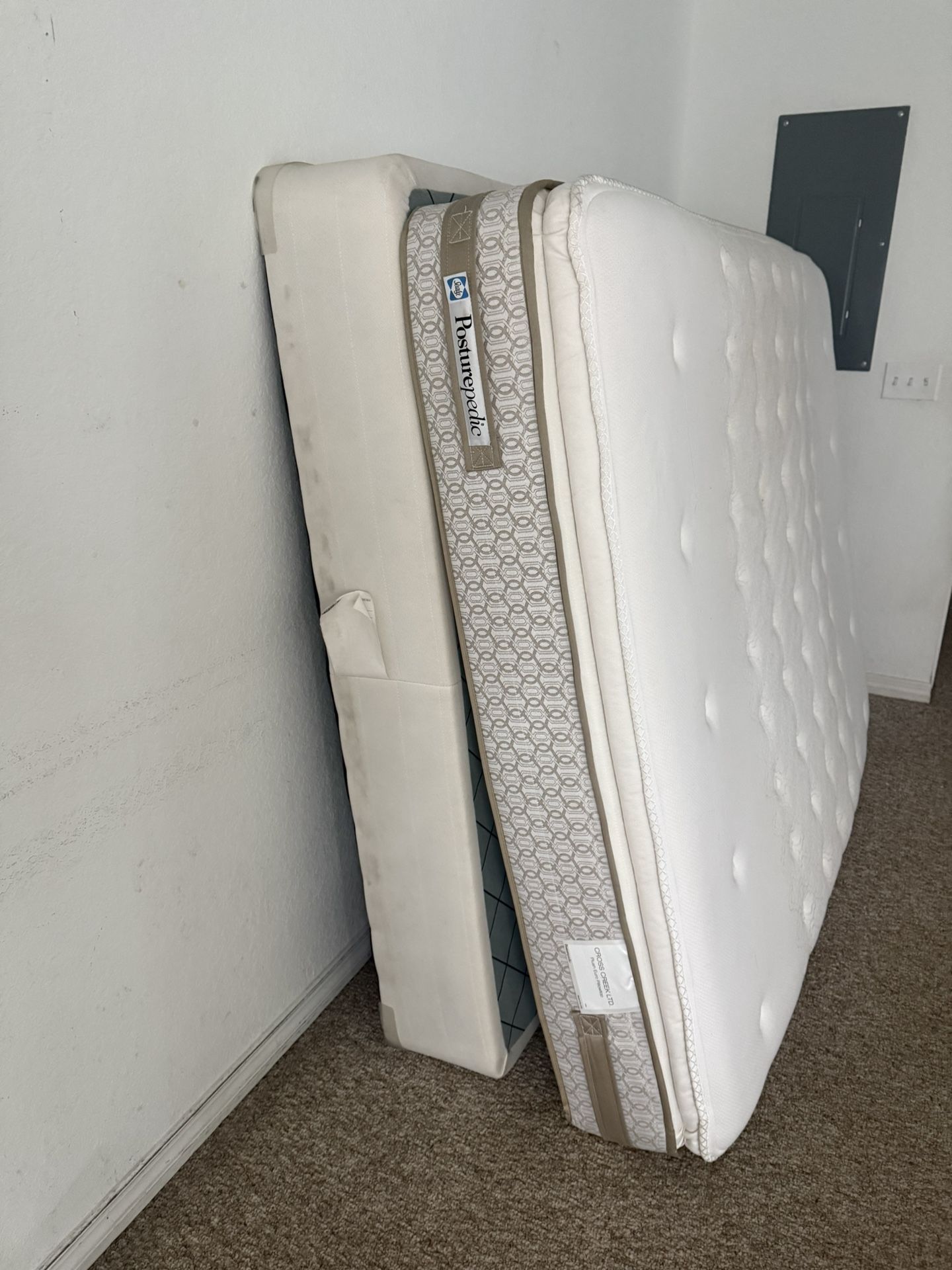 FREE!! Sealy PosturePedic Queen Mattress And Box Spring
