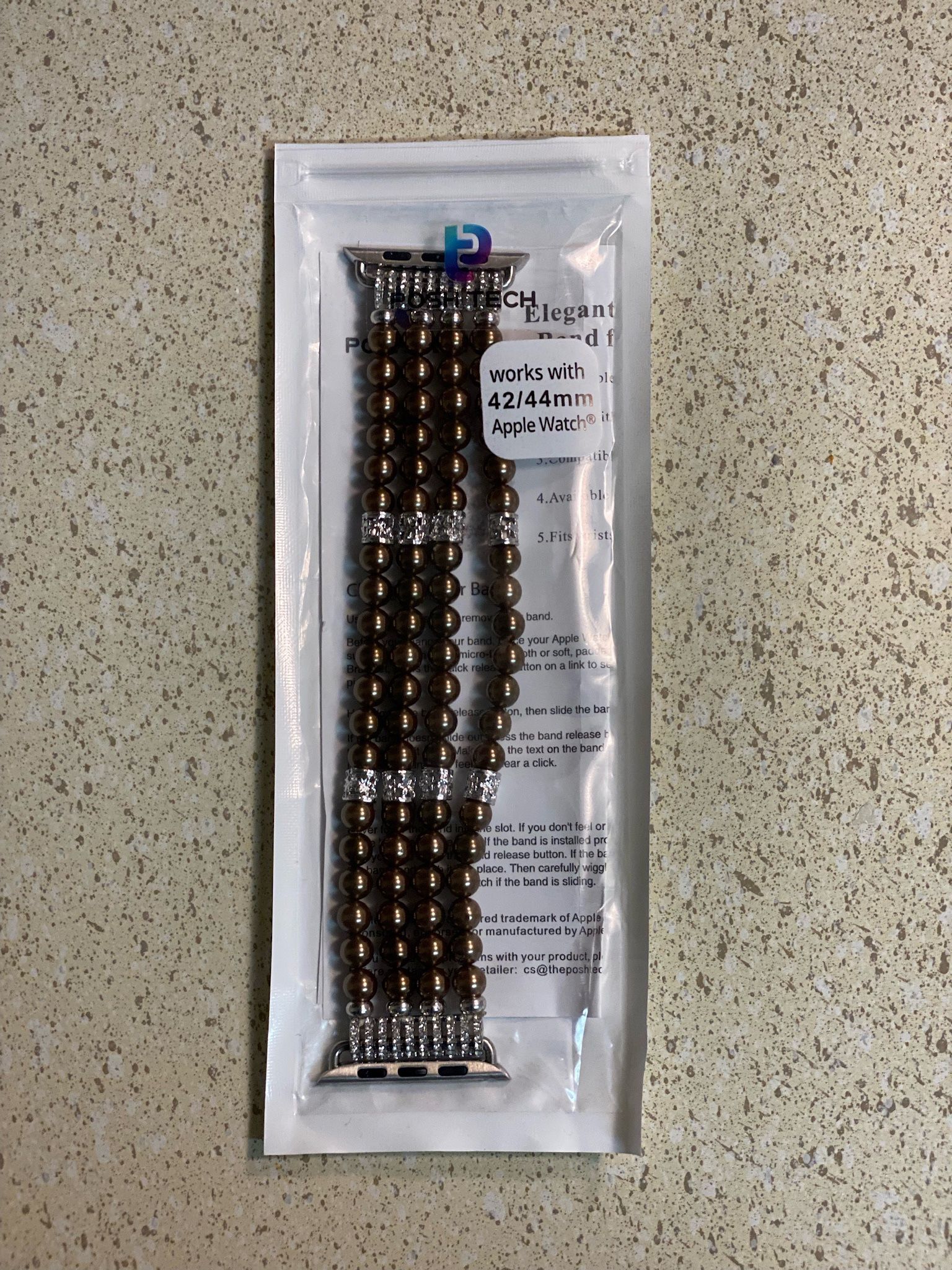 Posh Tech Element Works Ceramic Beads Band For Apple Watch 42/44 mm