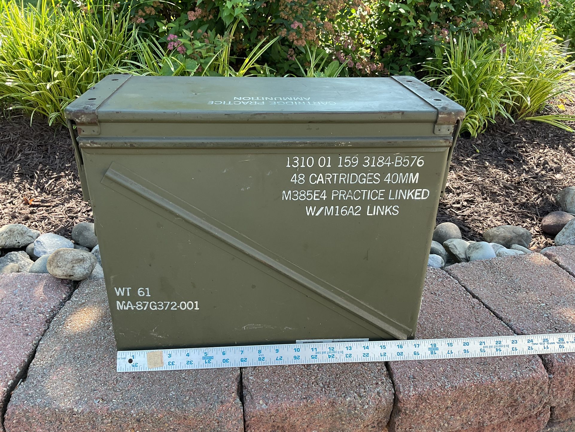 XL Ammo Can Storage Box 17” x 14.50” x 7.50”
